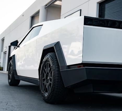 FDAIUN for Tesla Cybertruck 2024 2025 2026 Entire Set PPF Precut Car Full Body Paint Protective Film Self Adhesive PVC Car Wrap Film Scratch Protector Exterior Accessories (Matte White)