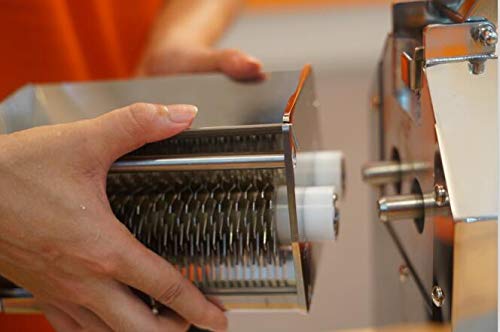 Li Bai Commercial Meat Tenderizer Electric 110v Heavy Duty Meat Grinder with Stainless Steel Body 350w for Commercial Restaurant Kitchen Use