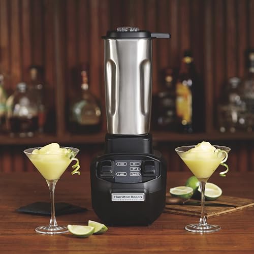 Hamilton Beach Commercial HBB255S Rio Stainless-Steel Bar Blender, 1.6 Horsepower, 32 Ounce Capacity, NSF Certified