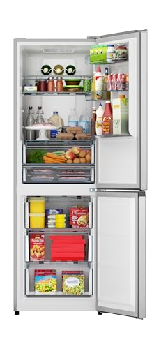 Sharp SJB1255GS Bottom-Freezer Counter-Depth Refrigerator, 24 Inch, 11.5 Cubic Foot, Garage Ready