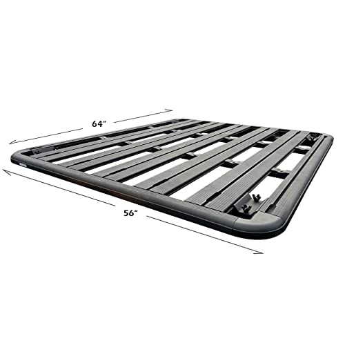 MaxxHaul 50616 Aluminum Rooftop Platform Rack Cargo System 64" x 55"