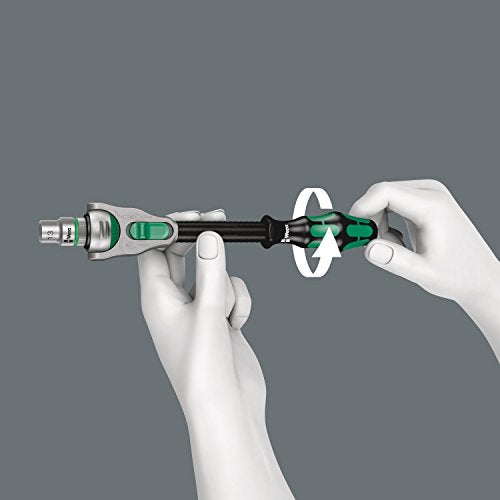 Wera 05004079001 8100 SC 9 Zyklop Imperial Speed Ratchet Set, 28 Piece, 1/2" Drive