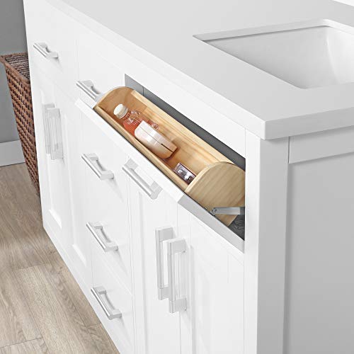 OVE Decors Bailey 60 in. White Undermount Double Sink Bathroom Vanity with White Premium Quality Countertop