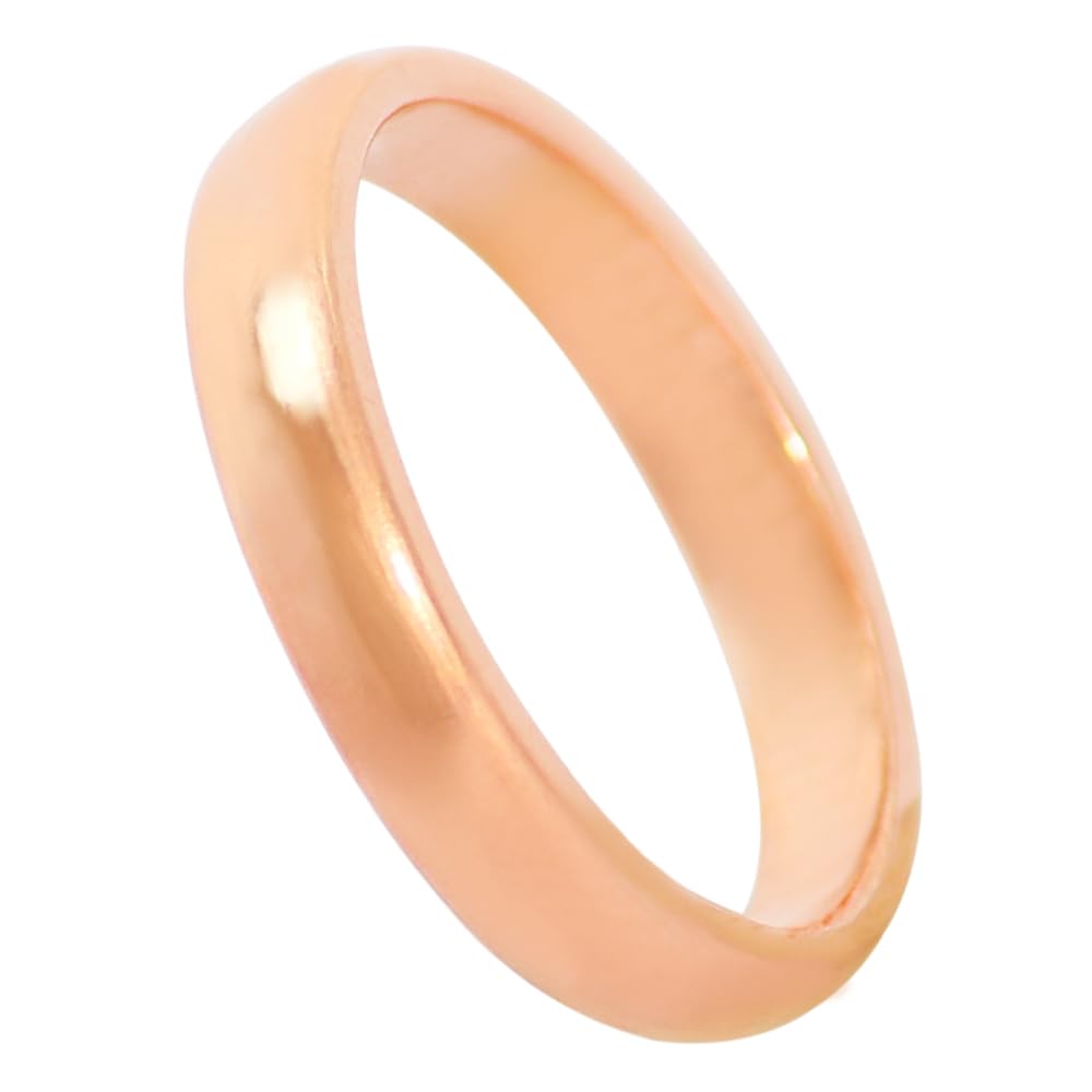 Krishnaa Jewels Pure Copper Handmade Classic Band Ring Ethnic Gift Jewelry for Men and Women (3)