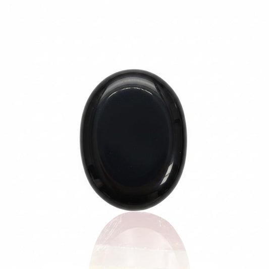 Black Onyx Thumb Worry Stones Metaphysical Gemstone Crystal Healing Reiki Men Women Gift FENG Shui Positive Energy Love Wellness Palm Stones Wicca Powerful