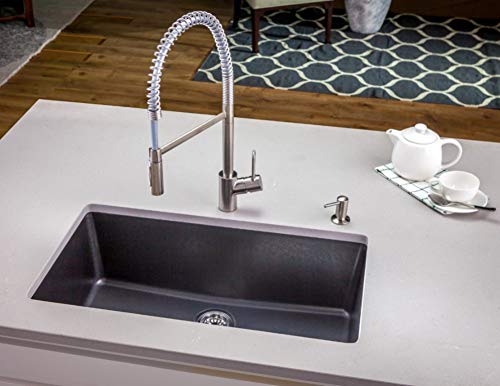 hansgrohe Talis Loop Stainless Steel Commercial Kitchen Faucet, Kitchen Faucets with Pull Down Sprayer, Faucet for Kitchen Sink, Stainless Steel Optic 04700805