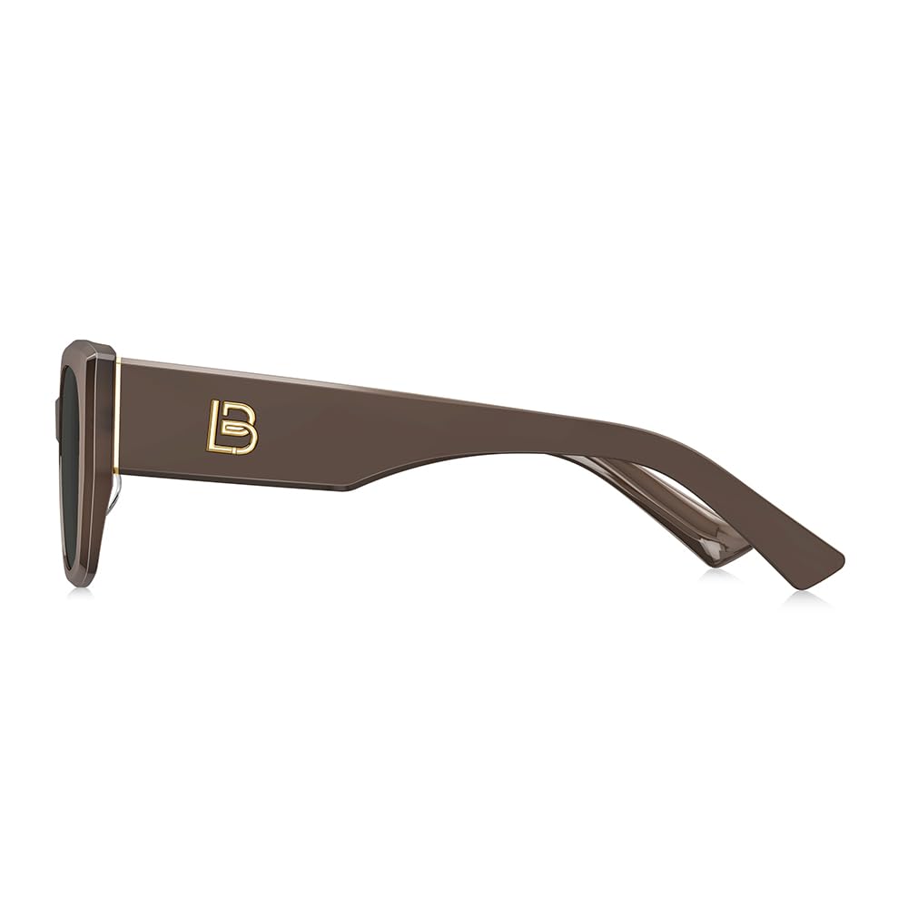 BOLON Women Trendy Cat Eye Polarized Sunglasses BL3195 Zurich 56mm, Exclusive Eyewear Brand of EssilorLuxottica