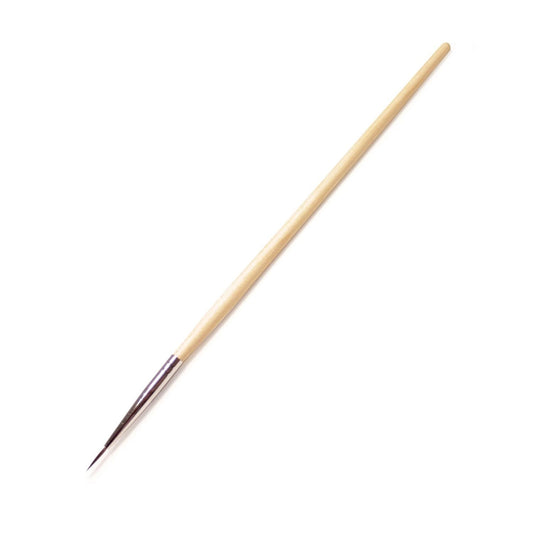 Young Nails Striper Brush - Natural Hair Fine-Tipped Nail Art Brush for Precision Designs, Ideal for Fine Lines, French Tips, Outlines, Intricate Nail Art, Clean Up Brush for Acrylic Nails & Gel Nails