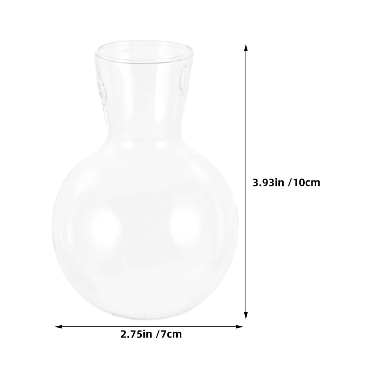 HIAKDOFT 3Pcs Glass Propagation Planter Vase with Wooden Stand, High Borosilicate Plant Terrarium Jars for Hydroponic Plant Propagation and Indoor Desktop Gardening