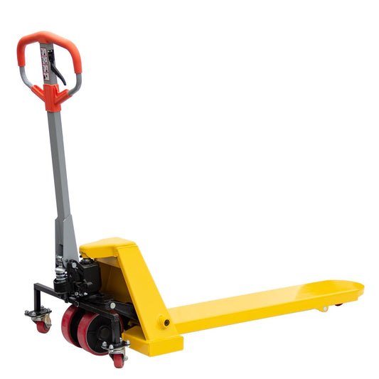 Single Manual Pallet Jack 2200 LBS Capacity Heavy Duty Hand Pallet Truck, Fork Size Nylon Wheels Industrial Hand Pallet Jack, Perfect for Warehouse Factory Garage and Material Handling Equipment