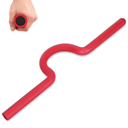 Gymnastics Open Shoulder Trainer for Kids & Teens, Open Shoulder Trainer Model OST-826, 8 x 26 x 2 in Padded Shoulder Alignment Training Aid for Tumbling, Cheerleading, Handstands & Bar Skills，Red
