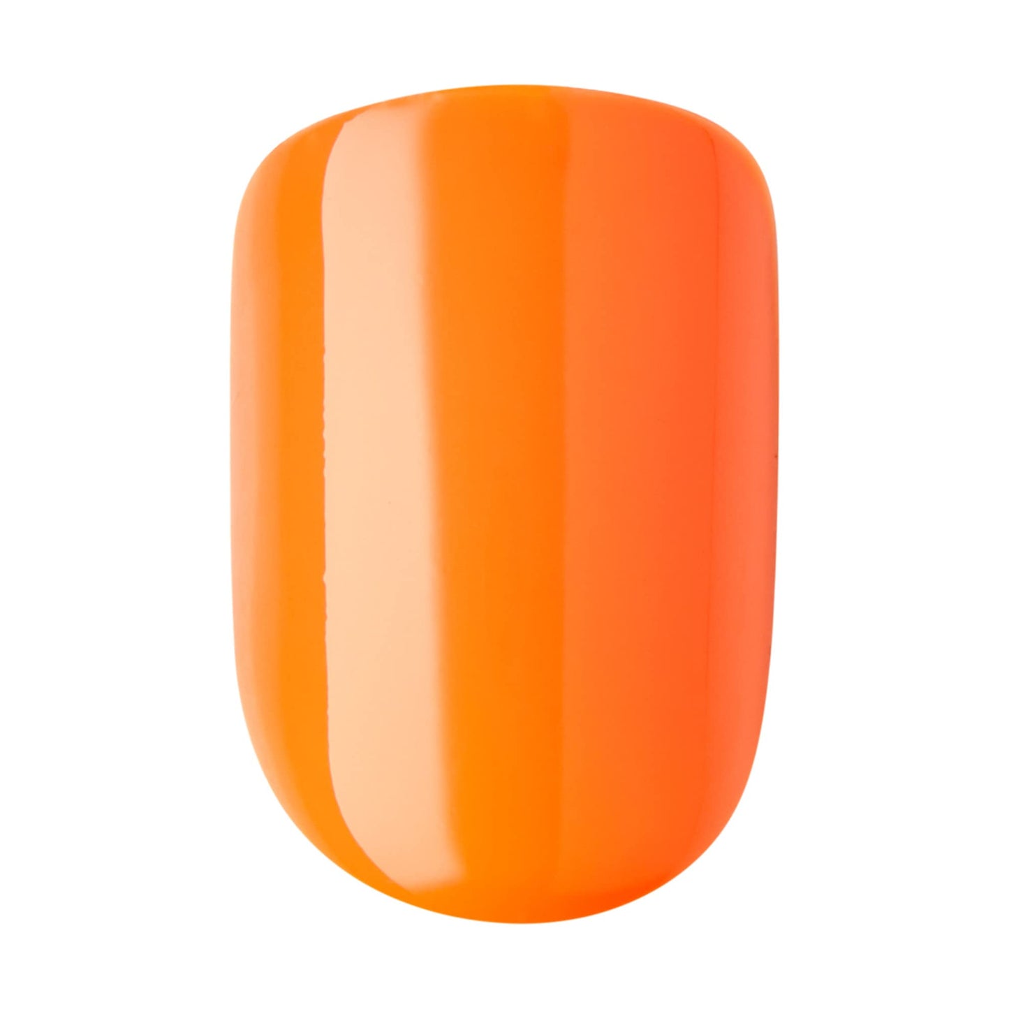 KISS imPRESS Color Press-On Nails Polish-Free Manicure Set, ‘Sweet Mango’, 30 Chip-Proof, Smudge-Proof Fake Nails (Pack of 2)