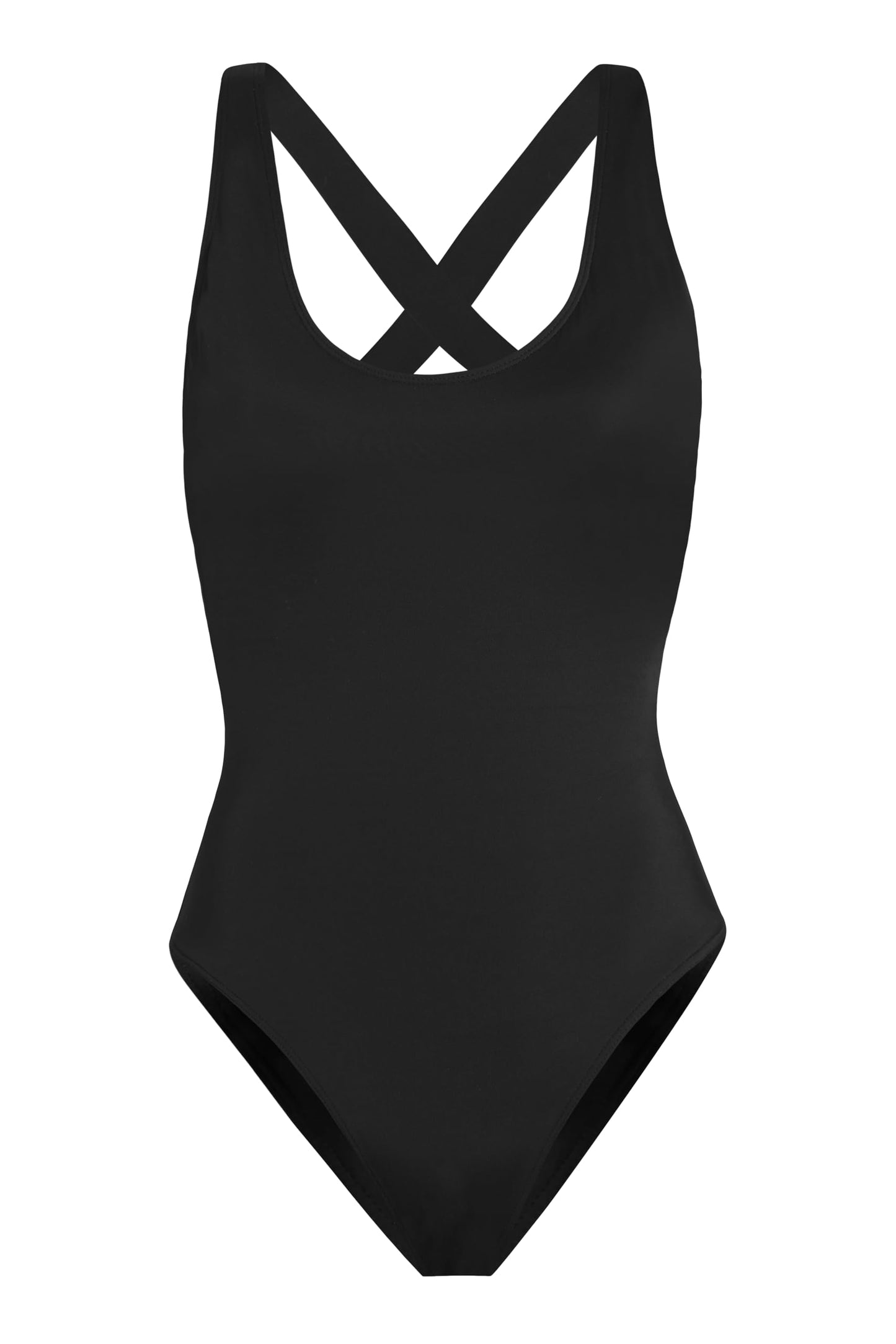 Andie Swim Women’s Tulum One Piece Swimsuit – Compressive Bathing Suit, Tummy Control, Cheeky Coverage, Regular Torso Fit - XS/Black