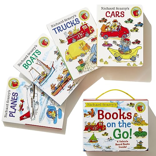 Richard Scarry's Books on the Go: 4 Board Books