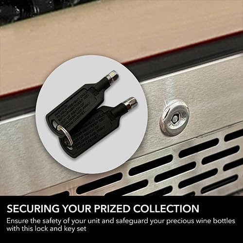 Whynter BWR-1002SD 100 Built-in or Freestanding Stainless Steel Compressor Large Capacity Wine Refrigerator Rack for Open Bottles and LED Display, Black