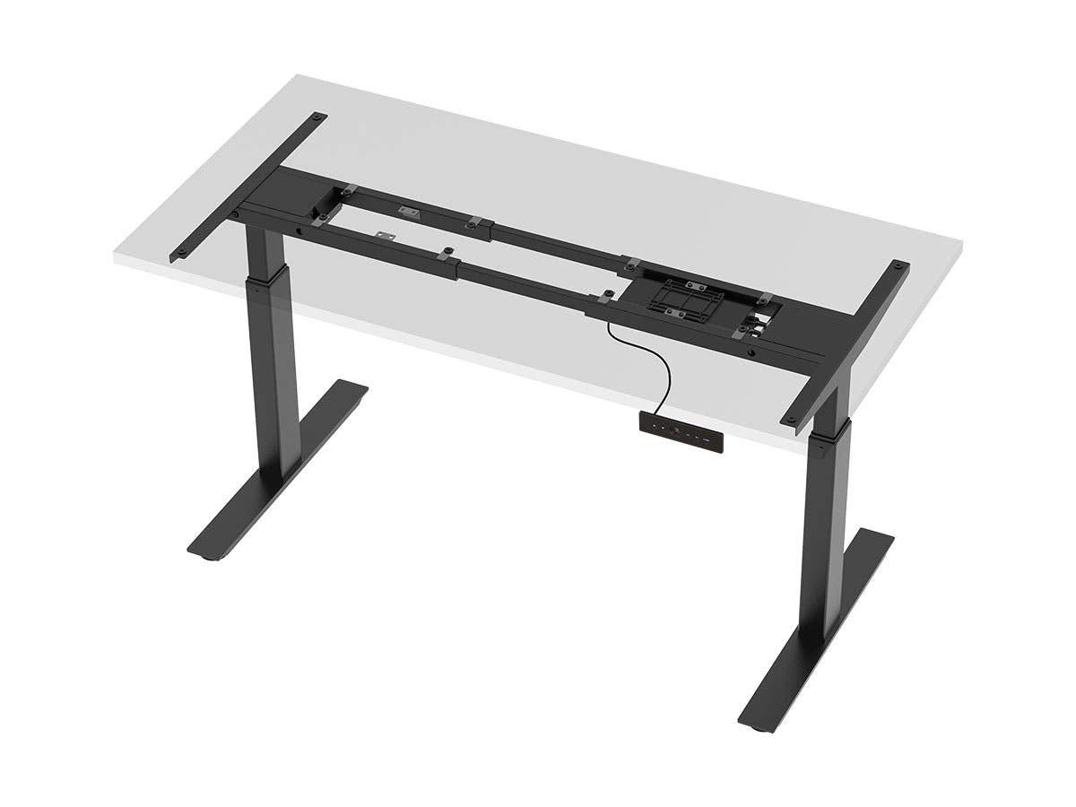 Monoprice Electric Dual Motor Height Adjustable Sit-Stand Desk Frame, 265 lbs Weight Load Capacity, Ergonomic, for Home and Office - Workstream Collection