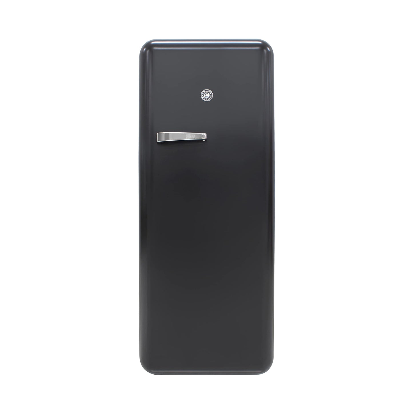 BRAMA Retro Fridge with Top Freezer 9.9 Cu.Ft. Full Refrigerator for Apartment, Condo, House, Kitchen, 24-Inch, Black