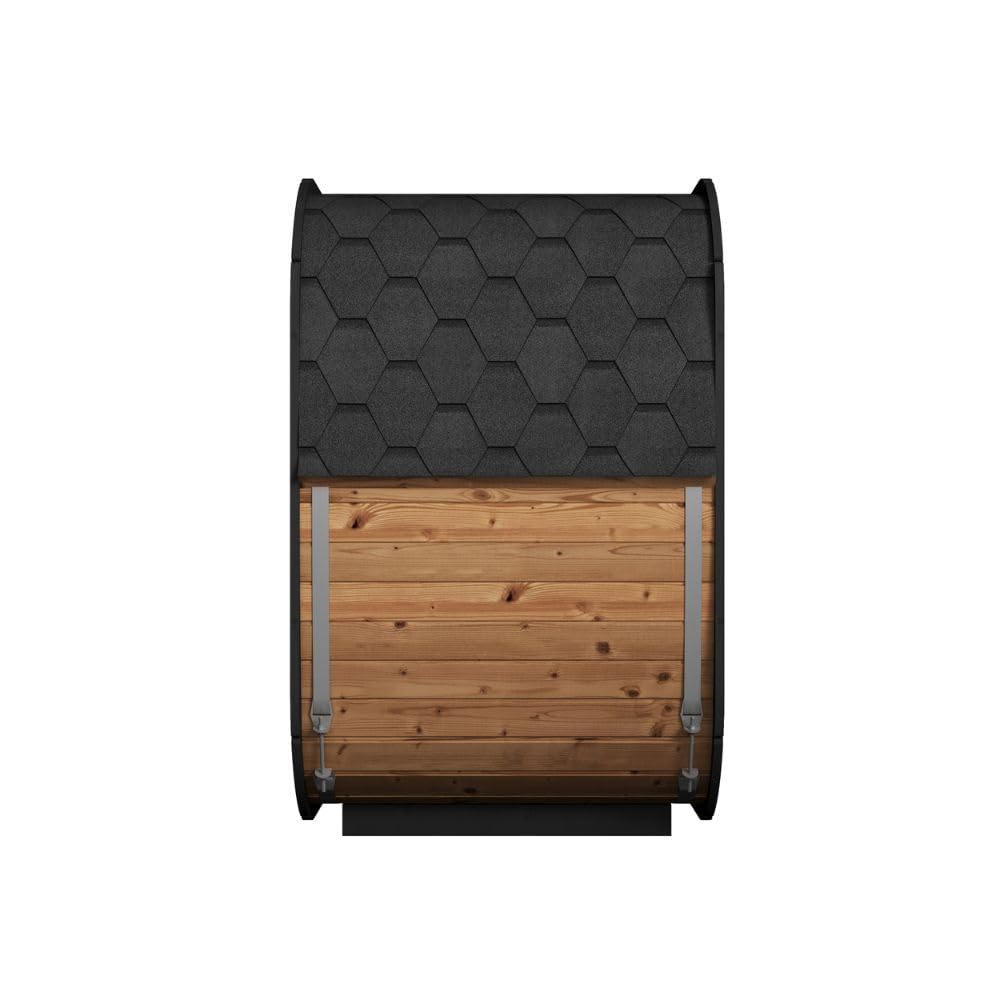 saunalife Model CL4G, Cube-Series Outdoor Home Sauna Kit, Up to 3 Persons (Sauna Heater and Sauna Stones Included)