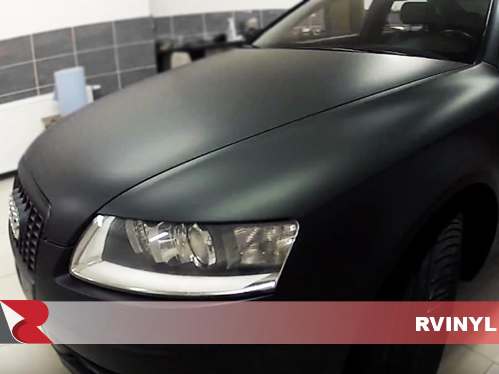 3M 2080 Series M12 Matte Black - 5ft x 6ft - 30sq ft - Dual Cast Lustrous Vinyl Car Wrapping Film - Bubble Free Vehicle Sheet Roll