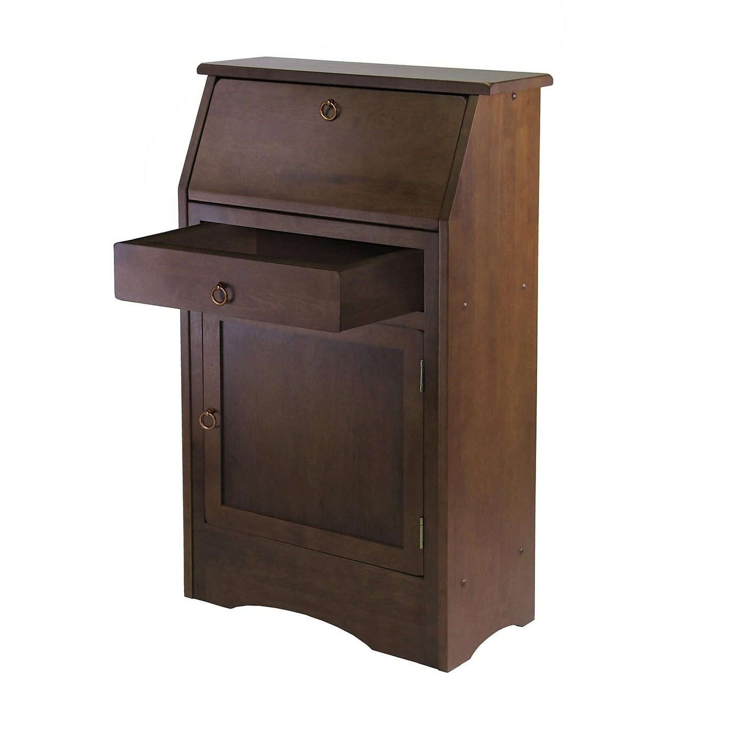Winsome Regalia Secretary Desk, Antique Walnut