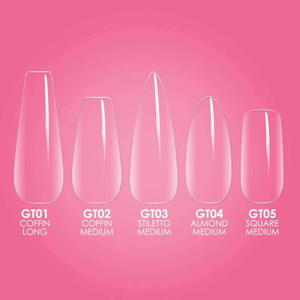 Kiara Sky Gelly Tips Soak Off (Almond Medium)