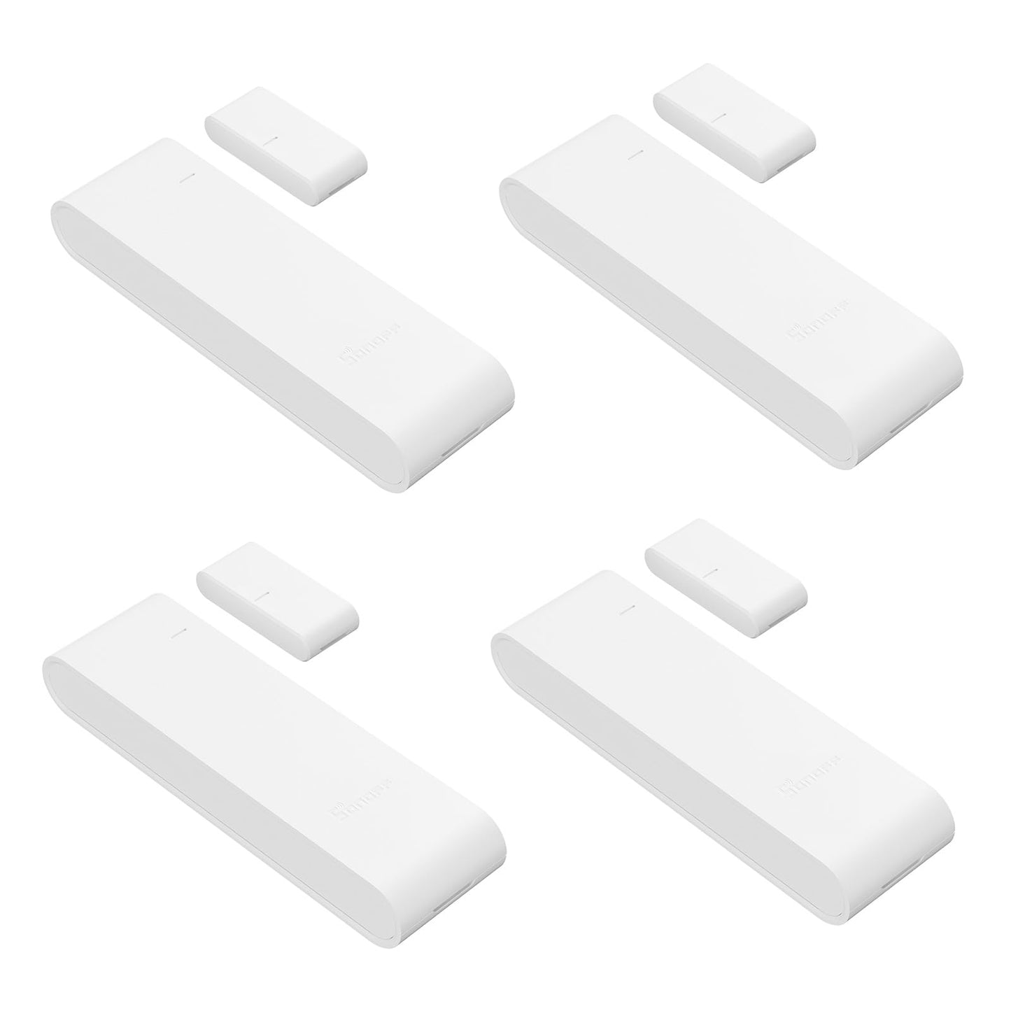 SONOFF SenseGuard DW Gen2 SNZB-04PR2 Zigbee Door Window Contact Sensor, Open/Close Monitoring, Tamper Proof, Phone Alert, Home Security Alarm, Works with Alexa, Home Assistant & SmartThings, 4-Pack