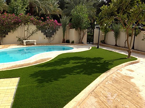 New 15' Foot Roll Artificial Grass Turf Synthetic Fescue Pet Sale! Many Sizes! (Premium 15' x 35' = 525 Sq Ft)