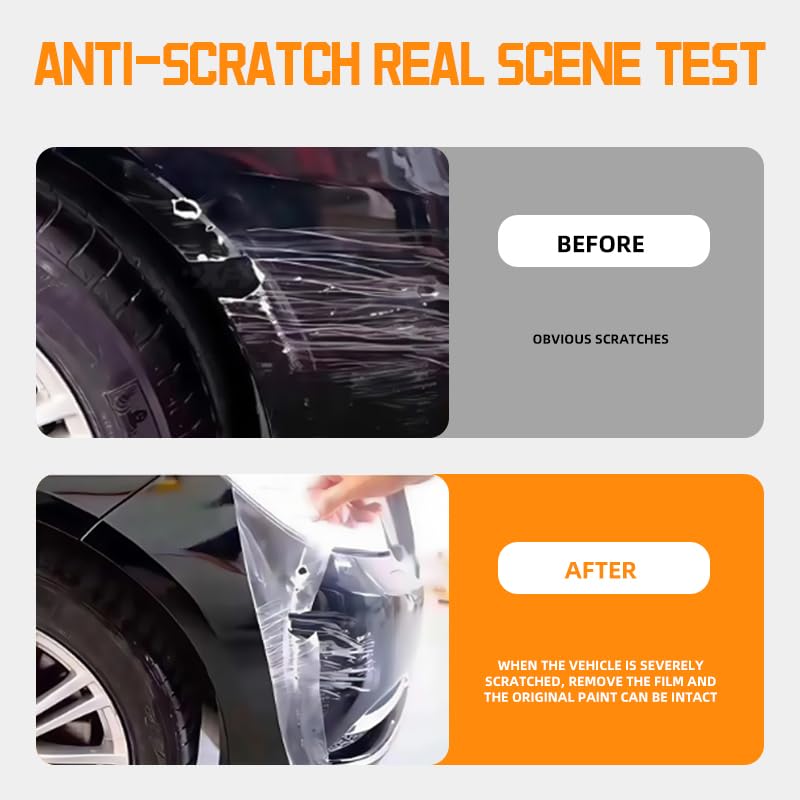 for 2025 2026 Model Y Juniper Precut Paint Protective Film 8.5 Mil TPU PPF Clear Car HD Scratch Exterior Accessories(Hood + Fender 3Pcs)