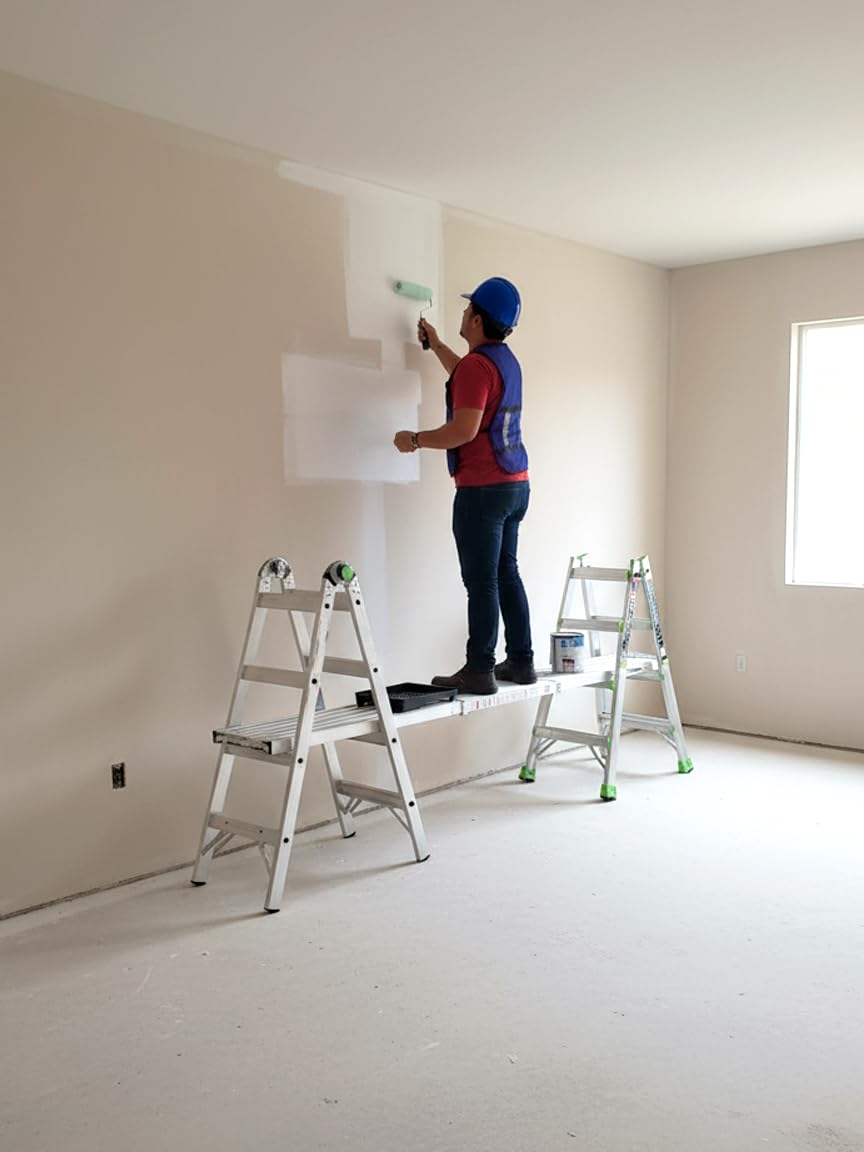 Louisville 18-Ft Reach Aluminum Multipurpose Ladder, Type IA, 300-pound Load Capacity, L-2099-18