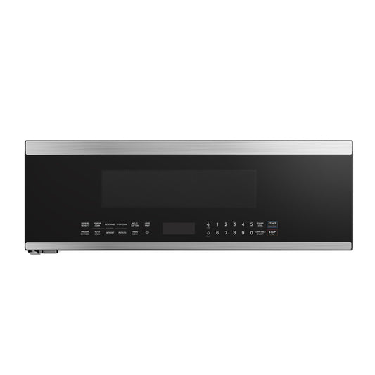 Midea MMO12S3ASTZ Over the Range Microwave Oven, 1.2 Cu.ft Slim Microwaves with Sensor Cook, Stainless Steel Microwaves, 1000W heating power with 400CMF vent fan