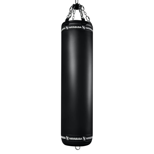 Hayabusa Classic Heavy Bag Pre-Filled Design and Specialized Hanging System - Black, 125lb