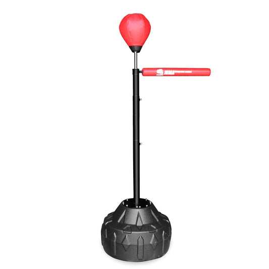 INNOLIFE Boxing Bar, MMA Boxing Speed Trainer Ripid Spinning Bar with Punch Head & Punch Bag, Boxing Equipment for Home, Gym