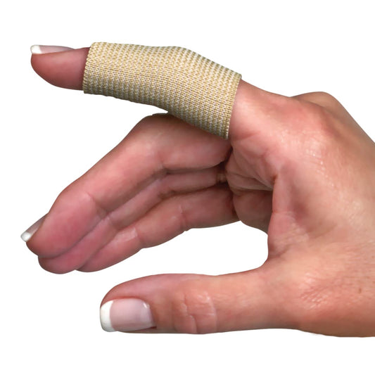 Flents Finger Sleeves, Pain Relief for Arthritis, Inflammation, Cracking, Blisters, Tendonitis & Athletic Stress, Plastic Wrap for Support & Compression, Assorted Size, 12 Count