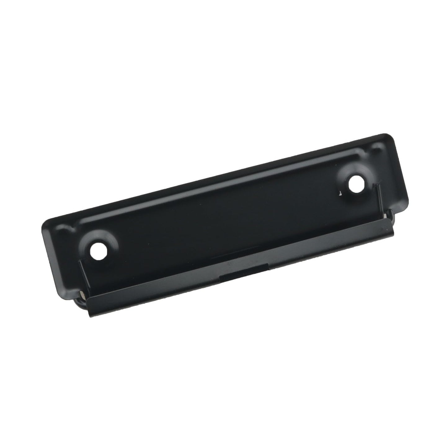 WELWIK 6PCS 2.8 Inch Long Black Polished Metal Clips with Rivets Mountable Clipboard Clamp Hardware Information/Documents/Menu Folder for Displaying Artwork