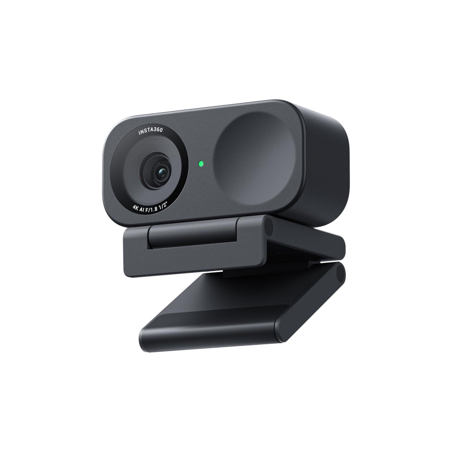 Insta360 Link 2C - 4K Webcam for PC/Mac, Streaming Computer Camera with Auto Framing, 1/2" Sensor, HDR, AI Noise-Canceling Mic, Gesture Control, Webcam for Desktop Video Calls, Zoom, Teams, Twitch