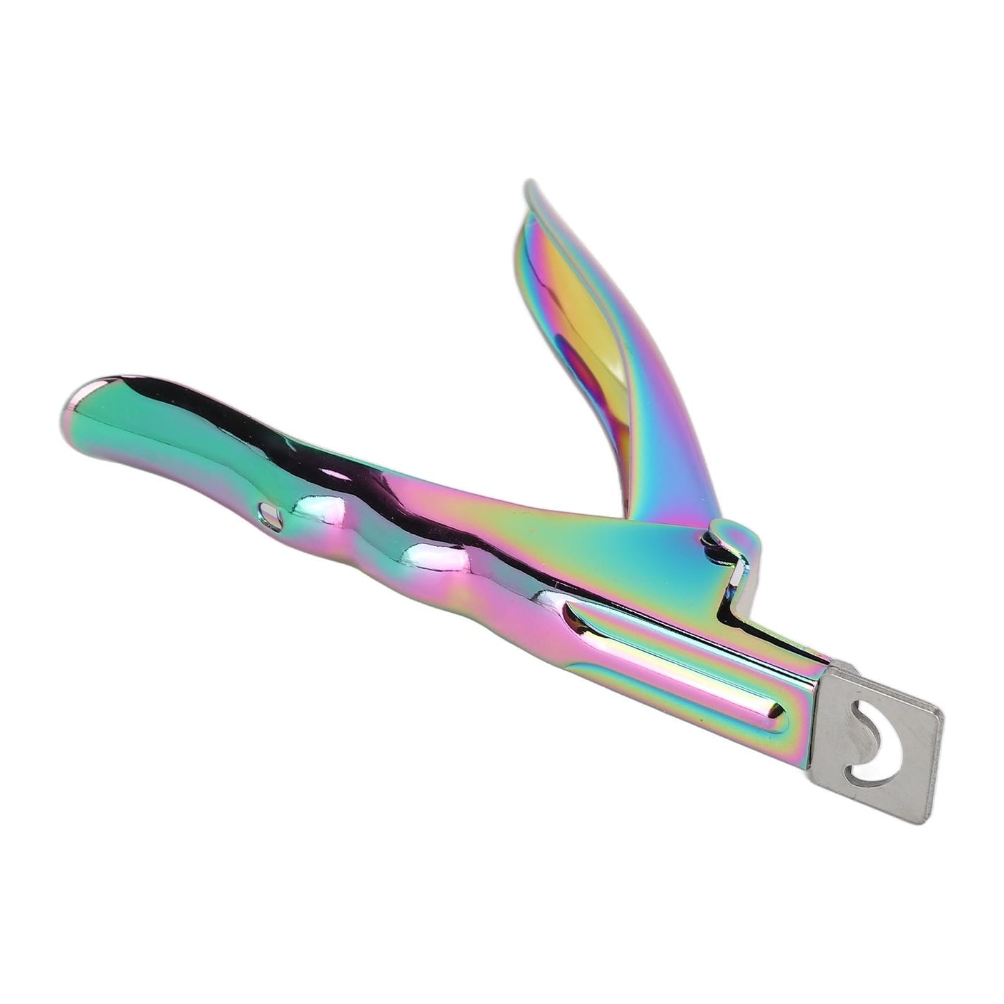 Nail Tip Cutter, U Shape Design, Stainless Steel Nail Scissors for Fake Nail Trimming, Extension Nail Shaping, French Nail DIY, Portable Groomer for Beauty Salon and Home Use.