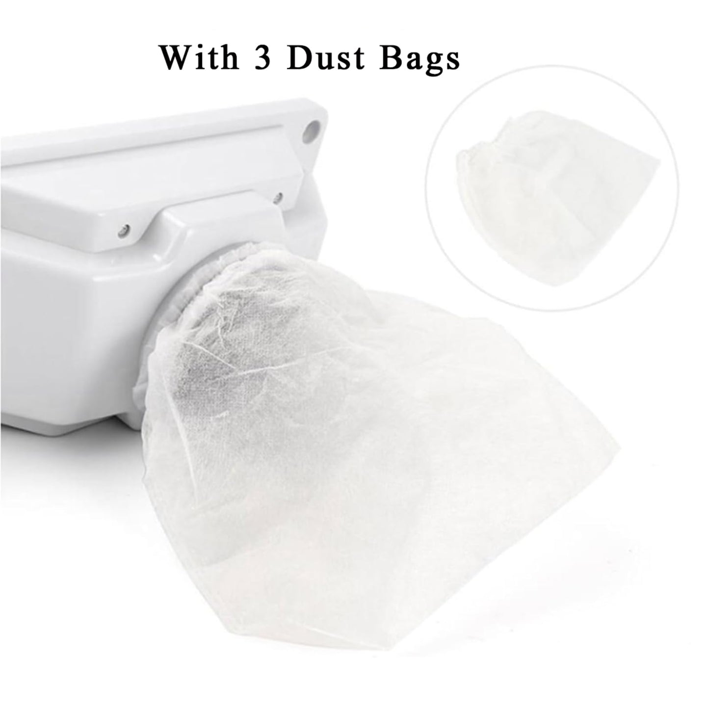 13-Watt Powerful Table Nail Dust Collector, High-Efficiency Vacuum Suction System for Acrylic Gel Nail Polishing, Manicure Tool Featuring Dust Bag for Salon & Home Use