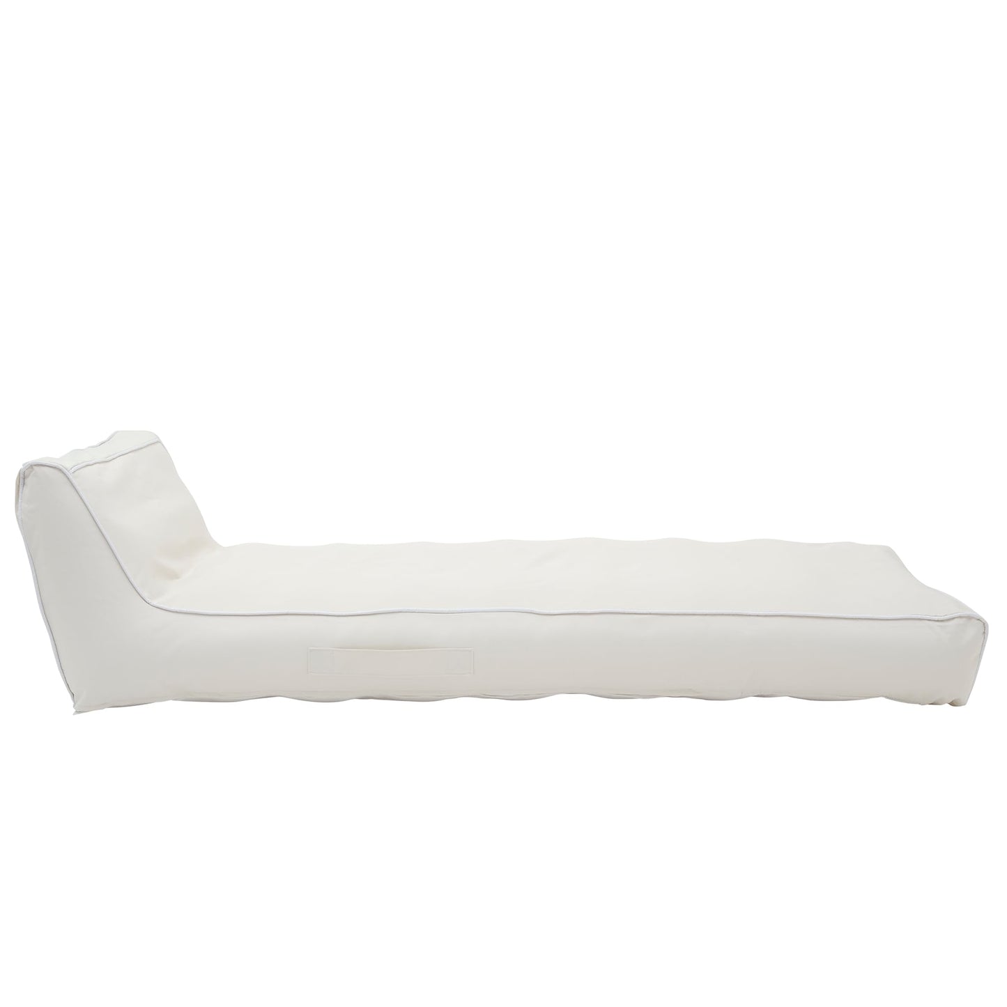 Casa Blanca Luxe Lie-On Lounger, Inflatable Float, Outdoor Use, Removable Cover, PVC/Polyester, 70.87 x 33.46 x 19.69 inches, 8.38 lbs
