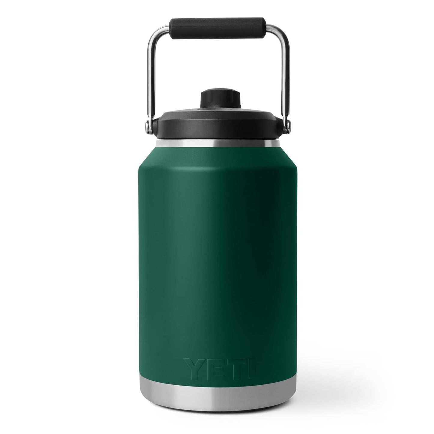 YETI Rambler Gallon Jug 2.0, Vacuum Insulated, Leakproof, Stainless Steel with MagCap, Black Forest Green