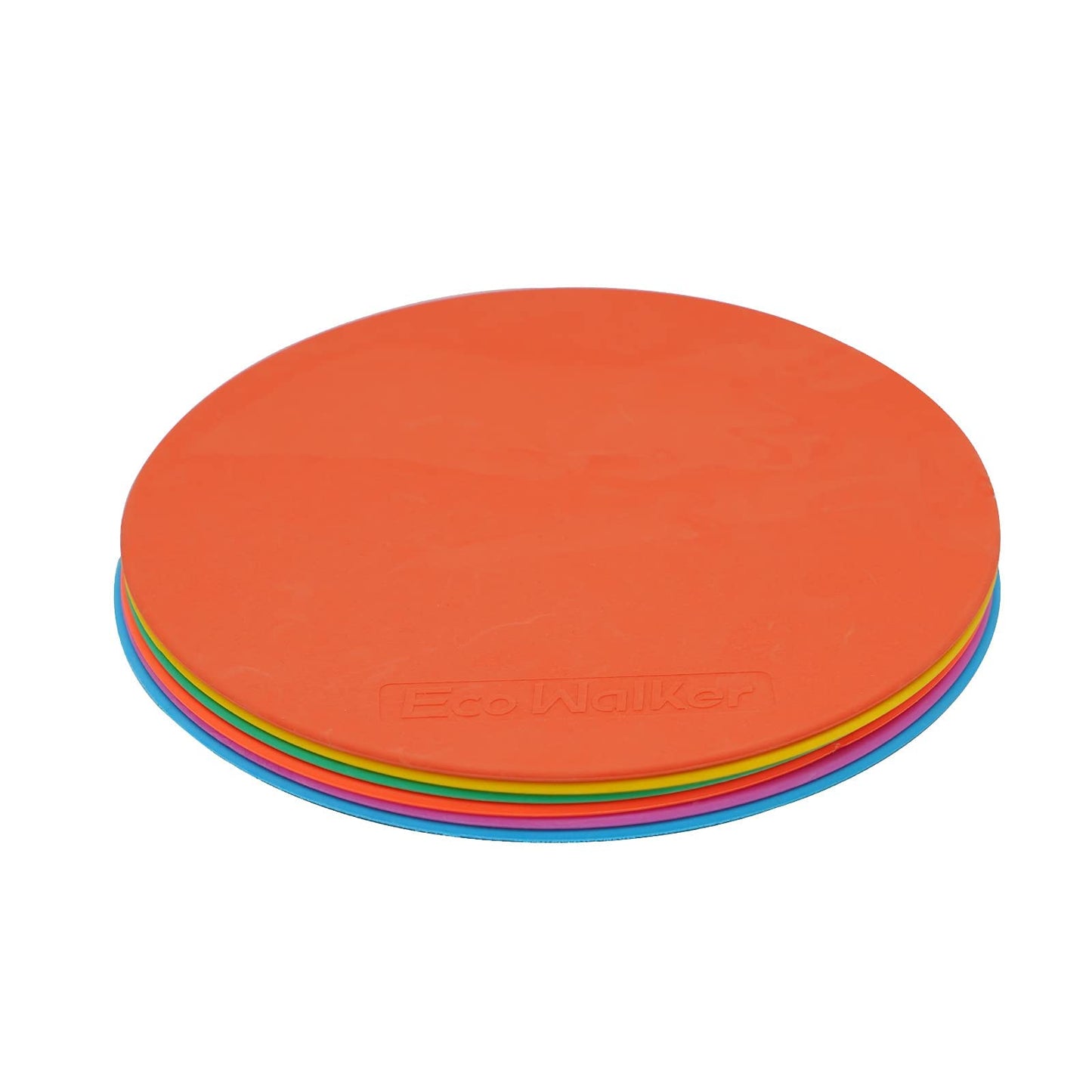 Eco Walker 12pcs 8inch Floor Flat Spot Markers for Basketball Football Sports Speed Agility Training