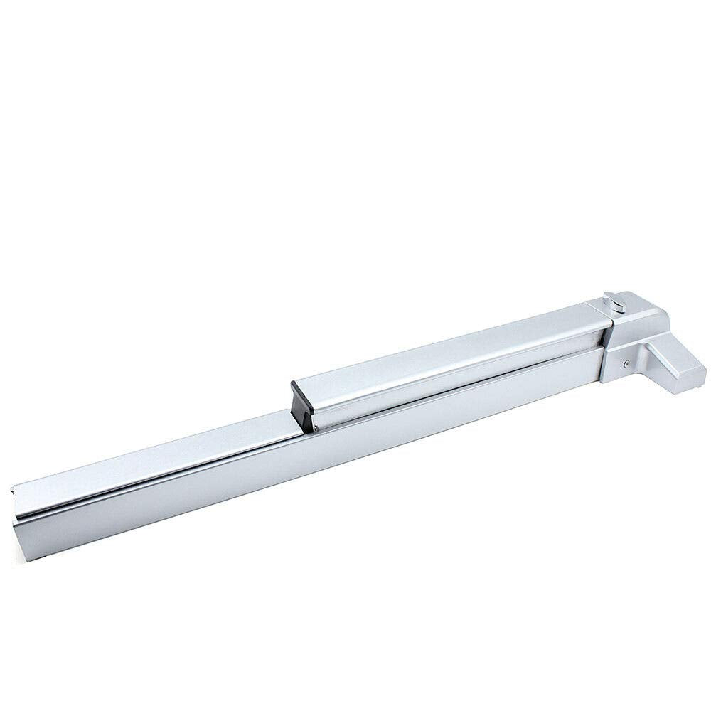 LOYALHEARTDY Door Push Bar Exit Panic Device, 30“-36” Heavy Duty Door Push Bar Stainless Steel Panic Bar Exit Device Commercial Emergency Exit Bar