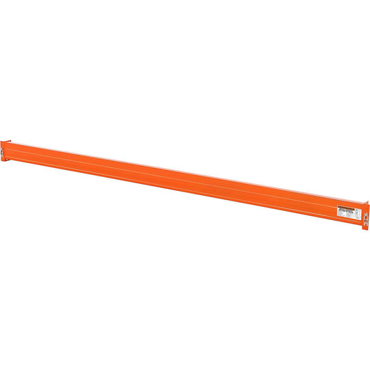 Global Industrial Unslotted Pallet Rack Beam, 120" L x 5-1/2"H, 5630 lbs Capacity, Set of 2
