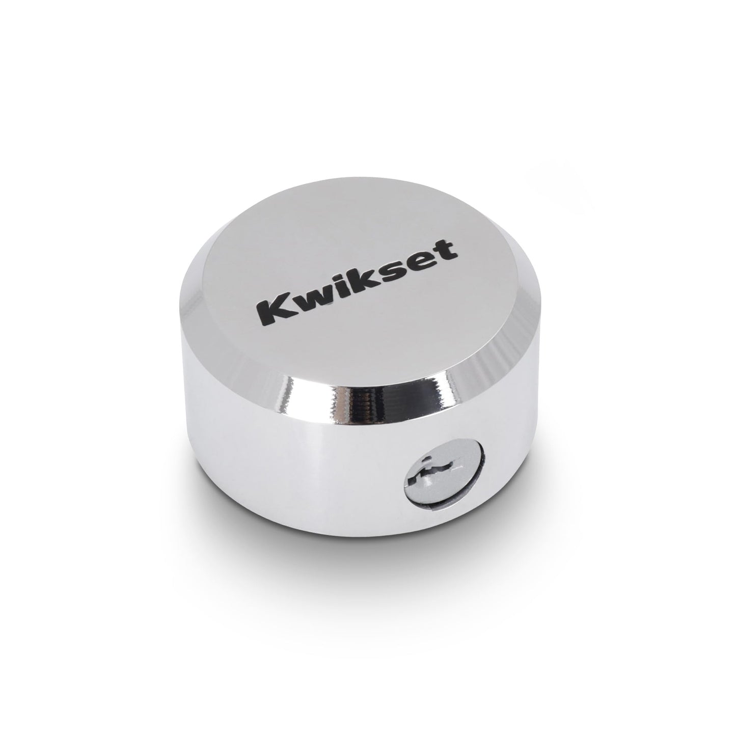 Kwikset SmartKey Re-Keyable Hidden Shackle Padlock, Hardened Steel, High Security Van and Gate Lock, 2-7/8 in Body, 1 Pack, Silver