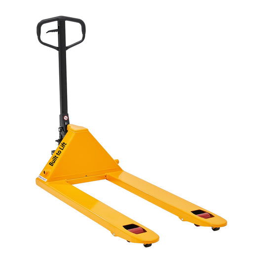 Built to Lift Pallet Jack Truck, 5500lbs Capacity 27" W x 48" L Forks Manual Standard Duty Pallet Truck for Warehouse