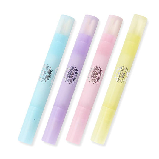 Nail Polish Corrector Pens, Nail Art Refillable Nail Polish Remover Pens Manicure Corrector Pens,4 Pcs,Random Color (Assorted Color)
