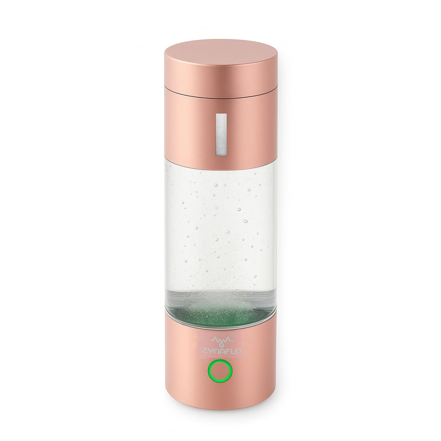 ZYNAFLO H2-Pro Hydrogen Water Bottle Generator with Latest SPE-PEM Technology (Rose Gold)