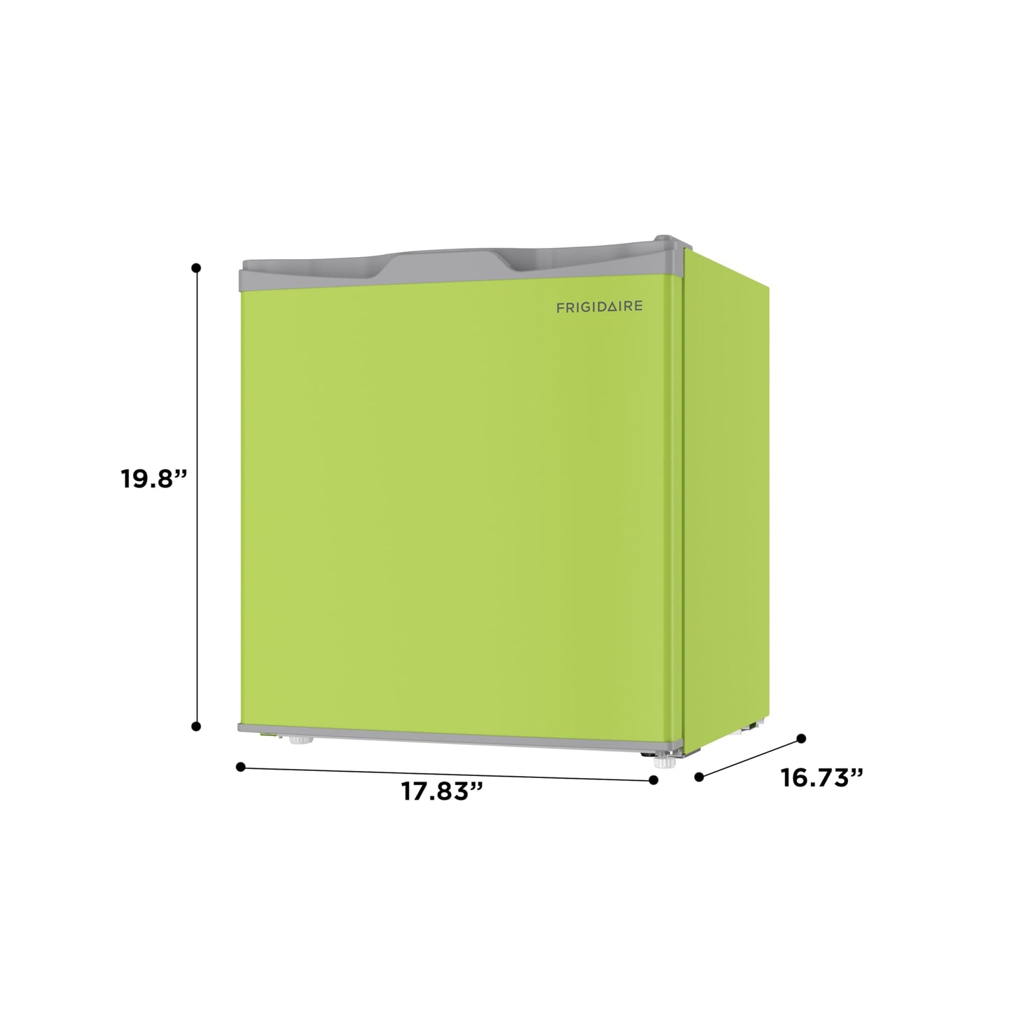 Frigidaire EFR115-GREEN 1.6 Cu Ft Compact Fridge for Office, Dorm Room, Mancave or RV, Green