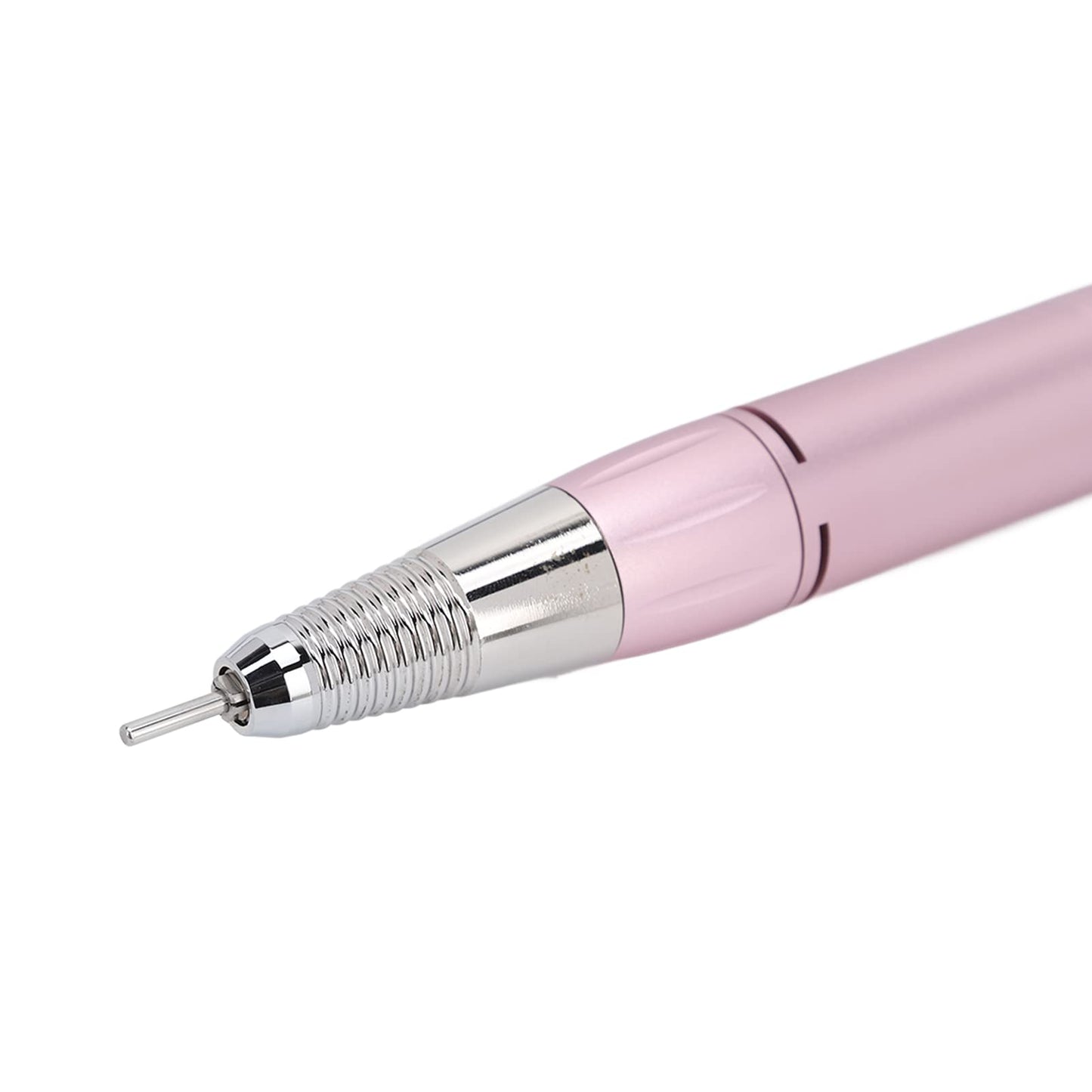 Moofey Nail Drill Pen Machine, Adjustable 3000 RPM Metal Electric Nail File, 12V 5 Pin Polishing Manicure Pedicure Accessories for Salon, Women