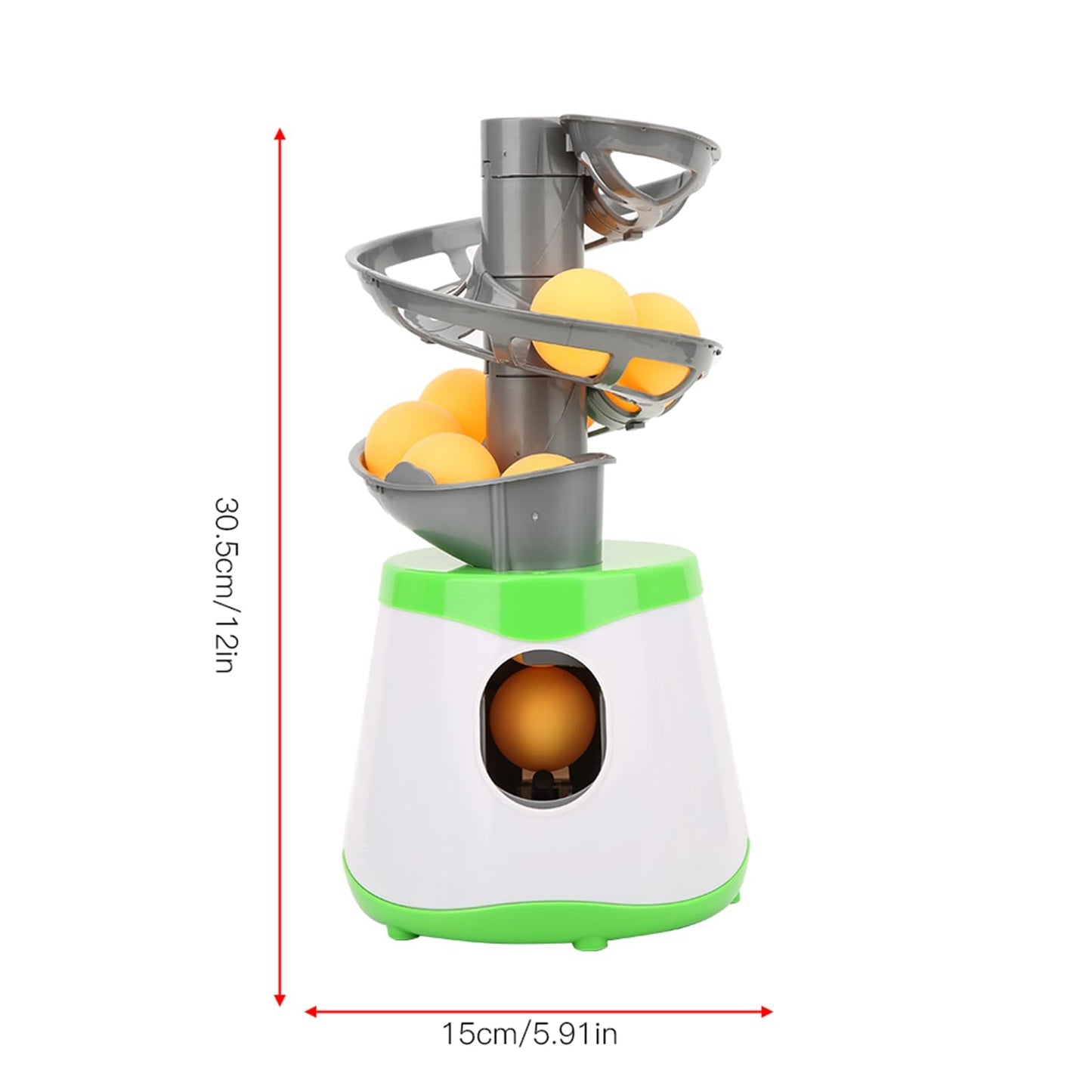 Machine, Portable Table Tennis Trainer Ball Automatic Launcher Lightweight ABS Training Machine for Children Entertainment 10 Balls Included Tennis Ball Launcher Machine