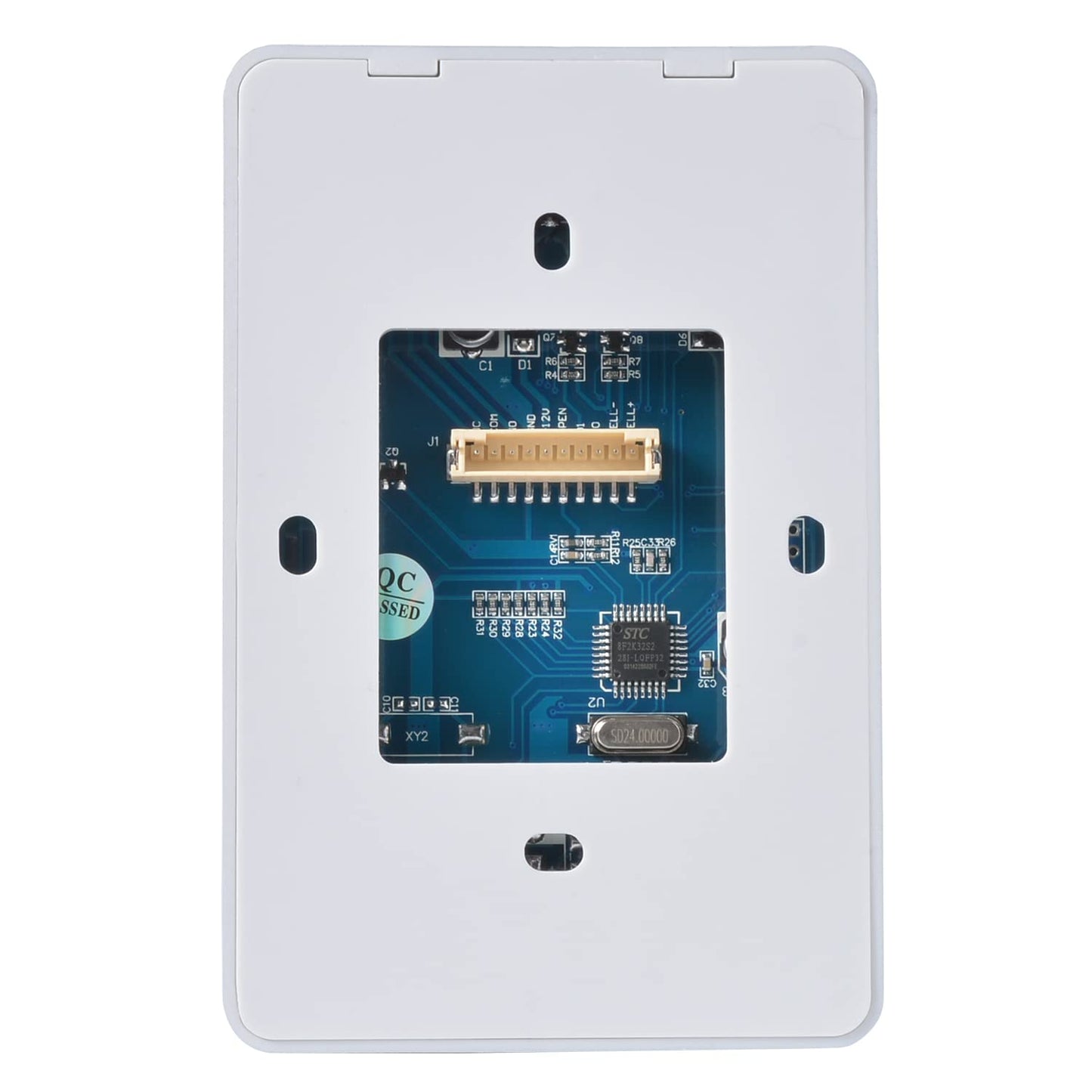 Door Access Control Keypad, 125KHz Proximity ID Card Access Control System, Support 1000 Users Door Access Control, Stand-Alone Keypad + 5PCS Keychains for Entry Access Controller Gate Opener